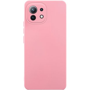 Чехол Silicone Cover Lakshmi Full Camera (AA) для Xiaomi Mi 11 Lite Розовый / Pink