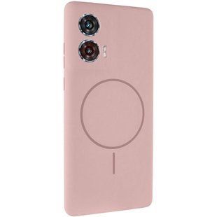 Чохол Silicone Cover Lakshmi Full Camera (AA) with Magnetic Fit для Motorola Edge 50 Fusion Рожевий / Pink Sand
