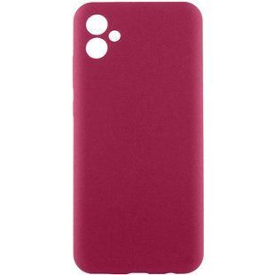 Чохол Silicone Cover Ummi Lakshmi Full Camera (AA) для Samsung Galaxy A07 Бордовий / Marsala