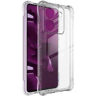 TPU чехол GETMAN Ease logo усиленные углы Full Camera для Xiaomi Poco M7 Pro 5G Бесцветный (прозрачный)
