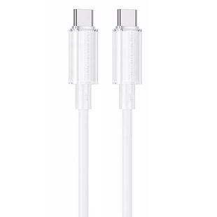 Дата кабель Borofone BX112 Lemon Type-C to Type-C 60W (1m) White