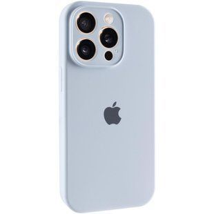 Чехол Silicone Case Full Camera Protective (AA) для Apple iPhone 13 Pro Max (6.7") Голубой / Sweet Blue