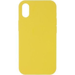 Чехол Silk Full Protective (AA) NO LOGO для Apple iPhone X / XS (5.8") Желтый / Yellow