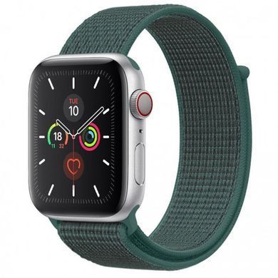 Ремінець Nylon для Apple watch 38mm/40mm/41mm Зелений / Pine green