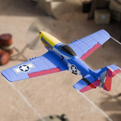 Самолет на радиоуправлении SCHE W551 Four-channel Stunt Fighter Blue
