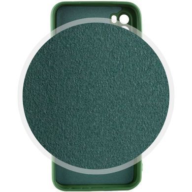 Чехол TPU GETMAN Liquid Silk Full Camera для Xiaomi Redmi Note 8T Зеленый / Dark green