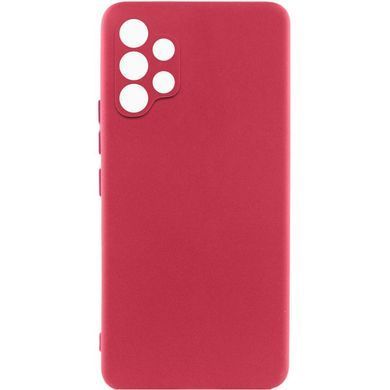 Чохол TPU GETMAN Liquid Silk Full Camera для Samsung Galaxy A32 4G Червоний / Dark Red