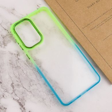 Чохол TPU+PC Fresh sip series для Xiaomi Redmi Note 11 Pro 4G/5G / 12 Pro 4G Бірюзовий / Лимонний