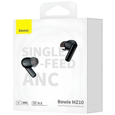 Уценка Беспроводные TWS наушники Baseus Bowie MZ10 ANC (NGTW34000) Вскрытая упаковка / Black