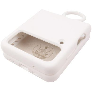 Чехол Foldables Silicone Cover Lakshmi (AAA) для Samsung Galaxy Z Flip4 Белый / White