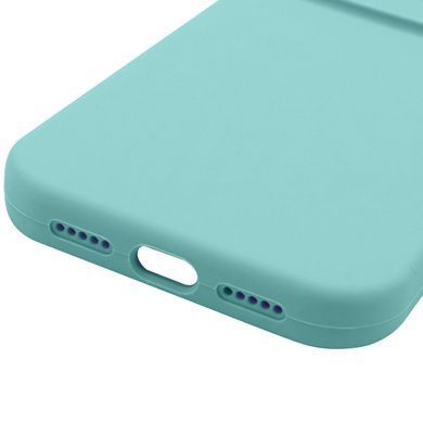 Чехол Silk Full Camera Protective (AA) NO LOGO для Apple iPhone 17 Pro Max (6.9") Бирюзовый / Marine Green
