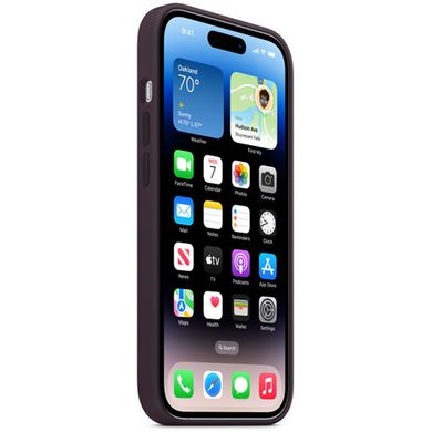 Чохол Silicone Case Full Protective (AA) для Apple iPhone 15 (6.1") Фіолетовий / Elderberry