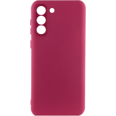 Чохол Silicone Cover Lakshmi Full Camera (A) для Samsung Galaxy S24+ Бордовий / Marsala