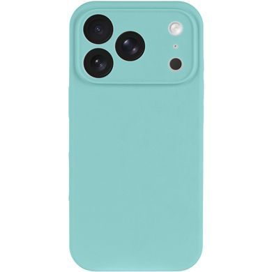 Чехол Silk Full Camera Protective (AA) NO LOGO для Apple iPhone 17 Pro Max (6.9") Бирюзовый / Marine Green