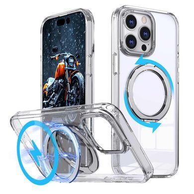Чохол TPU+PC Empire with Magnetic Fit and Ring для Apple iPhone 14 Pro Max (6.7") Clear