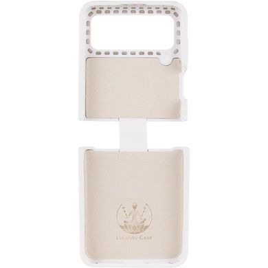 Чехол Foldables Silicone Cover Lakshmi (AAA) для Samsung Galaxy Z Flip4 Белый / White