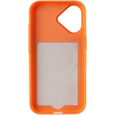 Чехол PC Textile Hybrid with Magnetic Fit для Apple iPhone 17 (6.3") Orange / Brown