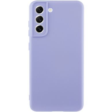 Чохол TPU GETMAN Liquid Silk Full Camera для Samsung Galaxy S21 Бузковий / Light purple