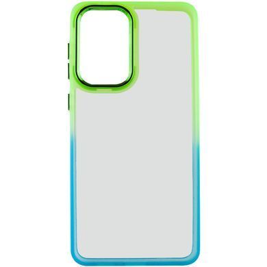 Чохол TPU+PC Fresh sip series для Xiaomi Redmi Note 11 Pro 4G/5G / 12 Pro 4G Бірюзовий / Лимонний