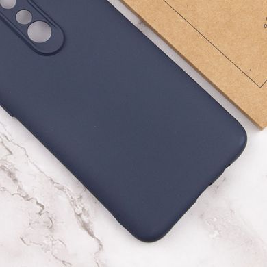 Чехол TPU GETMAN Liquid Silk Full Camera для Xiaomi Redmi 8 Синий / Midnight Blue