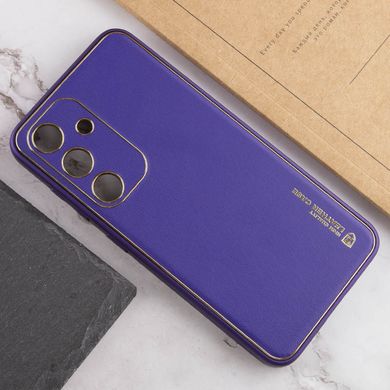 Шкіряний чохол Xshield для Samsung Galaxy S23 FE Фіолетовий / Ultra Violet