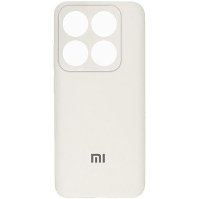 Чехол Silicone Cover Lakshmi Full Camera (AAA) with Logo для Xiaomi 14T Белый / White
