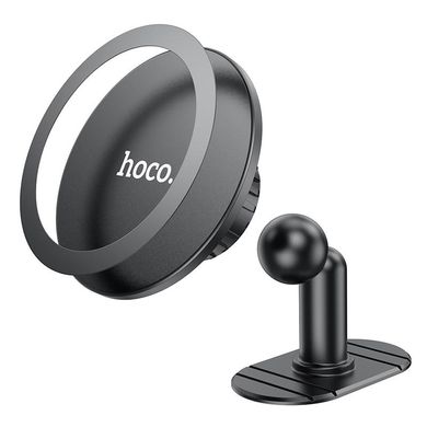 Автотримач Hoco H13 Fine jade ring (center console) Black