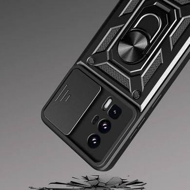 Ударопрочный чехол Camshield Serge Ring для Xiaomi Poco F5 Pro / Redmi K60 / K60 Pro Черный