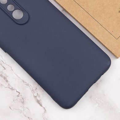 Чехол TPU GETMAN Liquid Silk Full Camera для Xiaomi Redmi 8 Синий / Midnight Blue