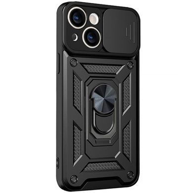 Чехол Ummi Camshield Serge Ring для Apple iPhone 13 (6.1") Черный / Black