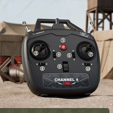 Самолет на радиоуправлении SCHE W551 Four-channel Stunt Fighter Blue