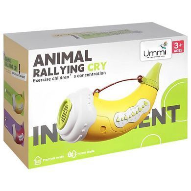 Музыкальная интерактивная игрушка Ummi ME-211 Animal Rallying Cry Yellow