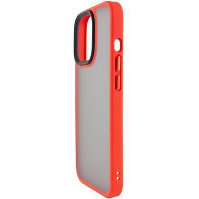 TPU+PC чехол Metal Buttons для Apple iPhone 15 Pro (6.1") Красный / Red