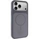 Чехол Silk Duo Color (AA) NO LOGO with Magnetic Fit для Apple iPhone 17 Pro Max (6.9") Gray фото 1