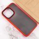 TPU+PC чехол Metal Buttons для Apple iPhone 15 Pro (6.1") Красный / Red фото 4