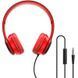 Накладные наушники Borofone BO5 (3.5mm/1.2m) Красный фото 1