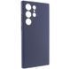 Чохол Silicone Cover Lakshmi Full Camera (AAA) для Samsung Galaxy S26 Ultra Темно-синій / Midnight blue фото 3