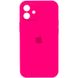 Уцінка Чохол Silicone Case Full Camera Protective (AA) для Apple iPhone 12 (6.1") Естетичний дефект / Рожевий / Barbie pink