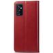 Кожаный чехол книжка GETMAN Gallant (PU) для Samsung Galaxy M52 Красный фото 4