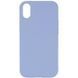 Чехол Silk Full Protective (AA) NO LOGO для Apple iPhone XR (6.1") Голубой / Lilac Blue