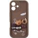 Чехол TPU Toys Case для Apple iPhone 16 (6.1") Brown / Sweet