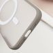 TPU+PC чехол Blueo Skin Friendly Frosted with Magnetic Fit для Apple iPhone 16 Pro (6.3") Серый / Grey фото 6