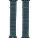 Ремінець Nylon для Apple watch 38mm/40mm/41mm Зелений / Pine green фото 3