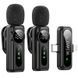 Петличный беспроводной микрофон WIWU WM007 Dual-mic (Lightning/Type-C) Black фото 6