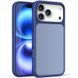 TPU+PC чехол Metal Buttons для Apple iPhone 18 Pro Max / 17 Pro Max (6.9") Синий / Navy Blue