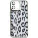 Чохол TPU+PC Wild Leopard with Magnetic Fit and Lens для Apple iPhone 17 (6.3") Grey