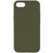 Чехол Silk Full Protective (AA) NO LOGO для Apple iPhone SE (2020) / 7 / 8 (4.7") Зеленый / Dark Olive