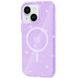 Чехол TPU Galaxy Sparkle (MagFit) для Apple iPhone 15 (6.1") Purple+Glitter фото 1