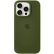 Чехол Silicone Case Full Protective (AA) для Apple iPhone 16 Pro (6.3") Зеленый / Dark Olive