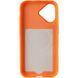 Чехол PC Textile Hybrid with Magnetic Fit для Apple iPhone 17 (6.3") Orange / Brown фото 3